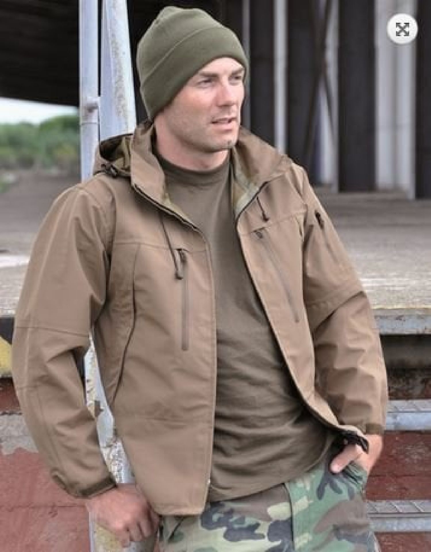 STURM SOFTSHELL KAHVE CEKET XL