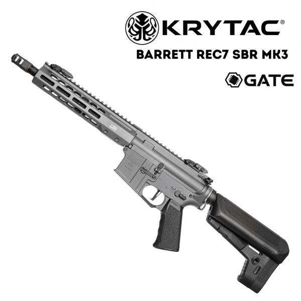 Krytac Barrett REC7 SBR MK3 GATE TUNGSTEN Airsoft AEG Tüfek