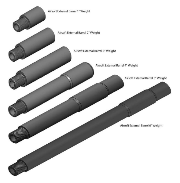 Dark Bear Airsoft External Barrel ''2 Dış Namlu
