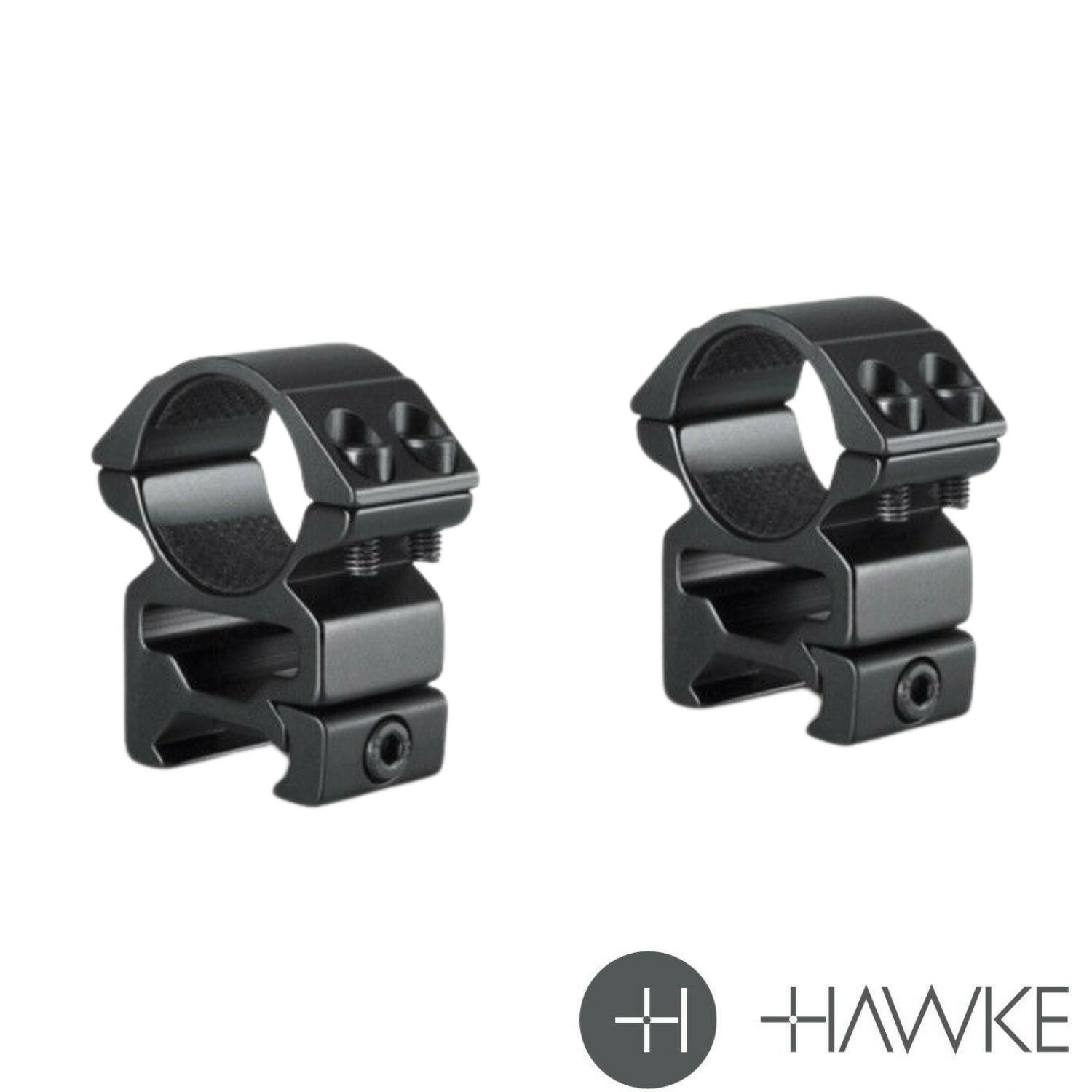 HAWKE 22114 Tüfek Dürbünü Montajı 25.4mm Weaver Ray Yüksek Profil