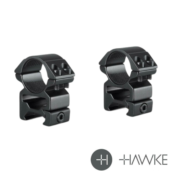 HAWKE 22114 Tüfek Dürbünü Montajı 25.4mm Weaver Ray Yüksek Profil