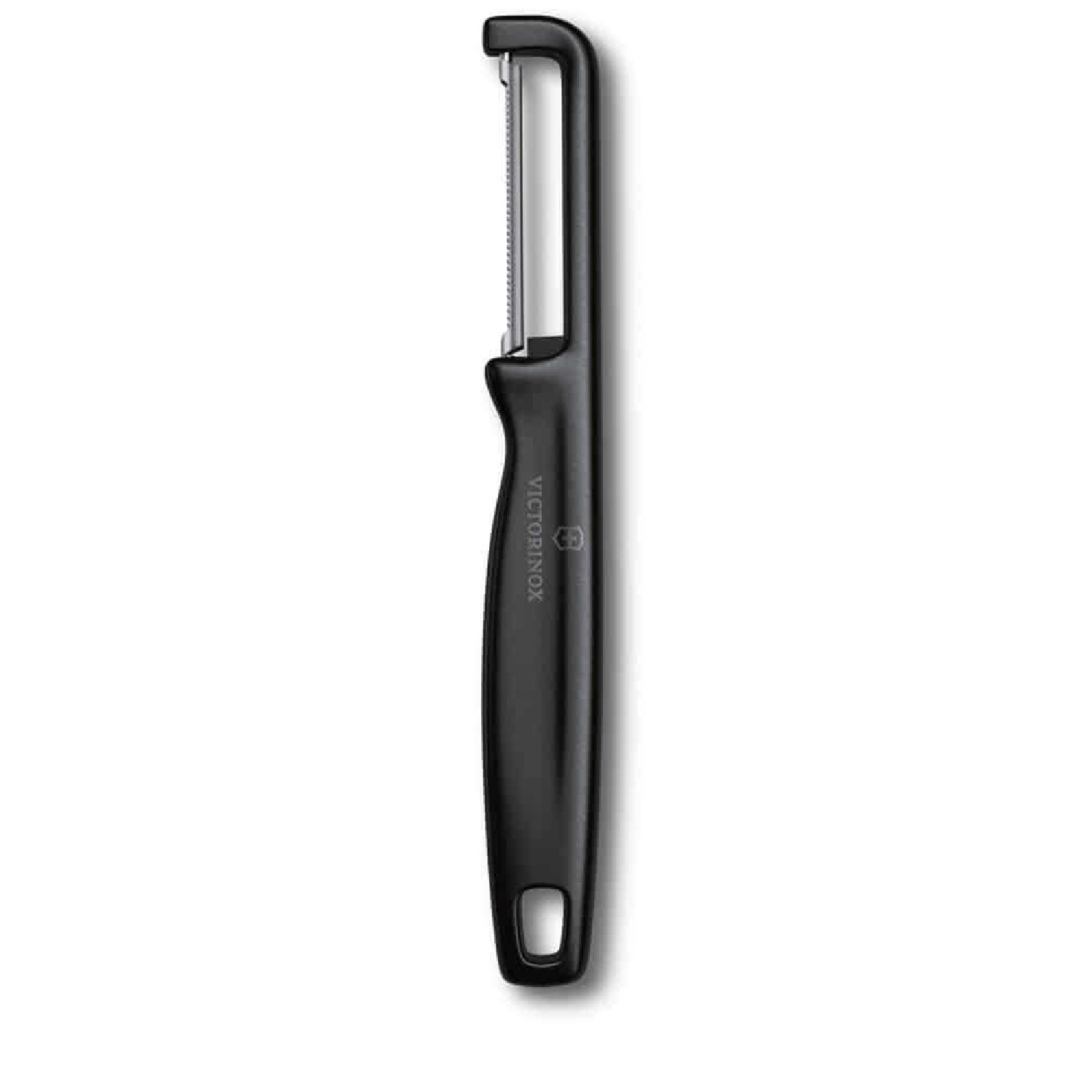 Victorinox 6.0943.3 IOTA Tırtıklı Kenar Çift Taraf Siyah Soyacak