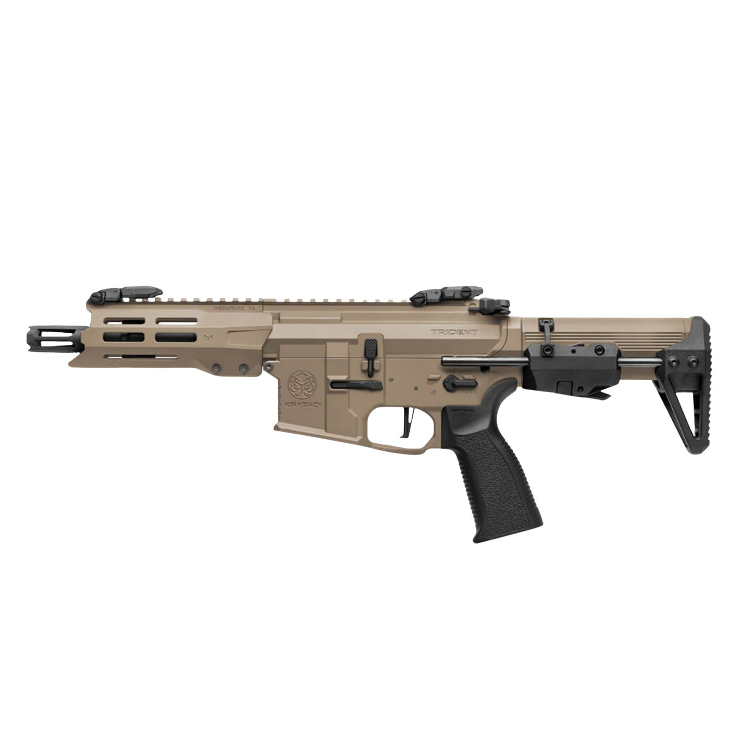 KRYTAC Trident MK3 GATE PDW-M (M-Lok) FDE Tan AEG Airsoft Tüfek