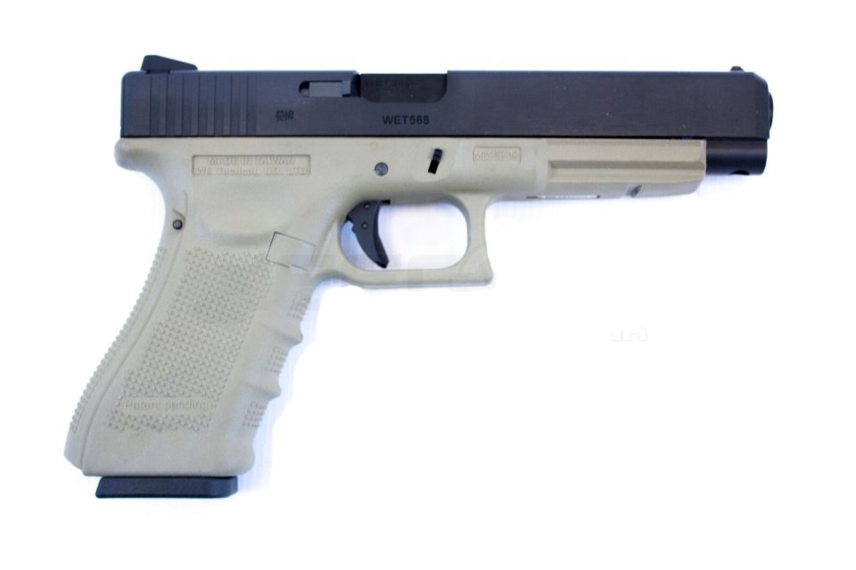 WE GLOCK G34 GEN4 TAN GBB AIRSOFT TABANCA