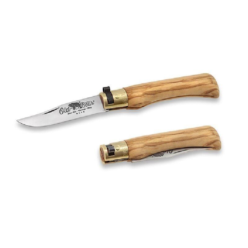 OLD BEAR 21 CM. ZEYTİN AHŞAP SAP 8 1/4'' L ÇAKI