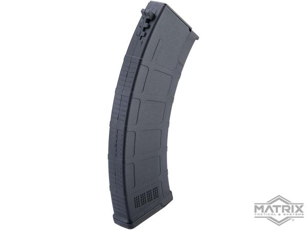 Airsoft AK Serisi AEG'ler için Matrix DLS 200BB Polimer Midcap Şarjör Siyah