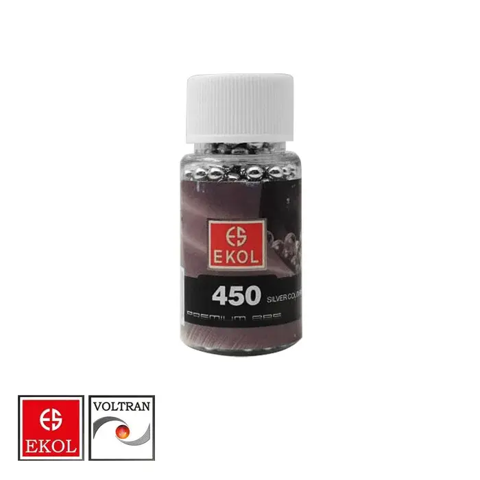 TAB EKOL 4.5mm ÇELİK BİLYE Beyaz 450Adet Havalı Saçma