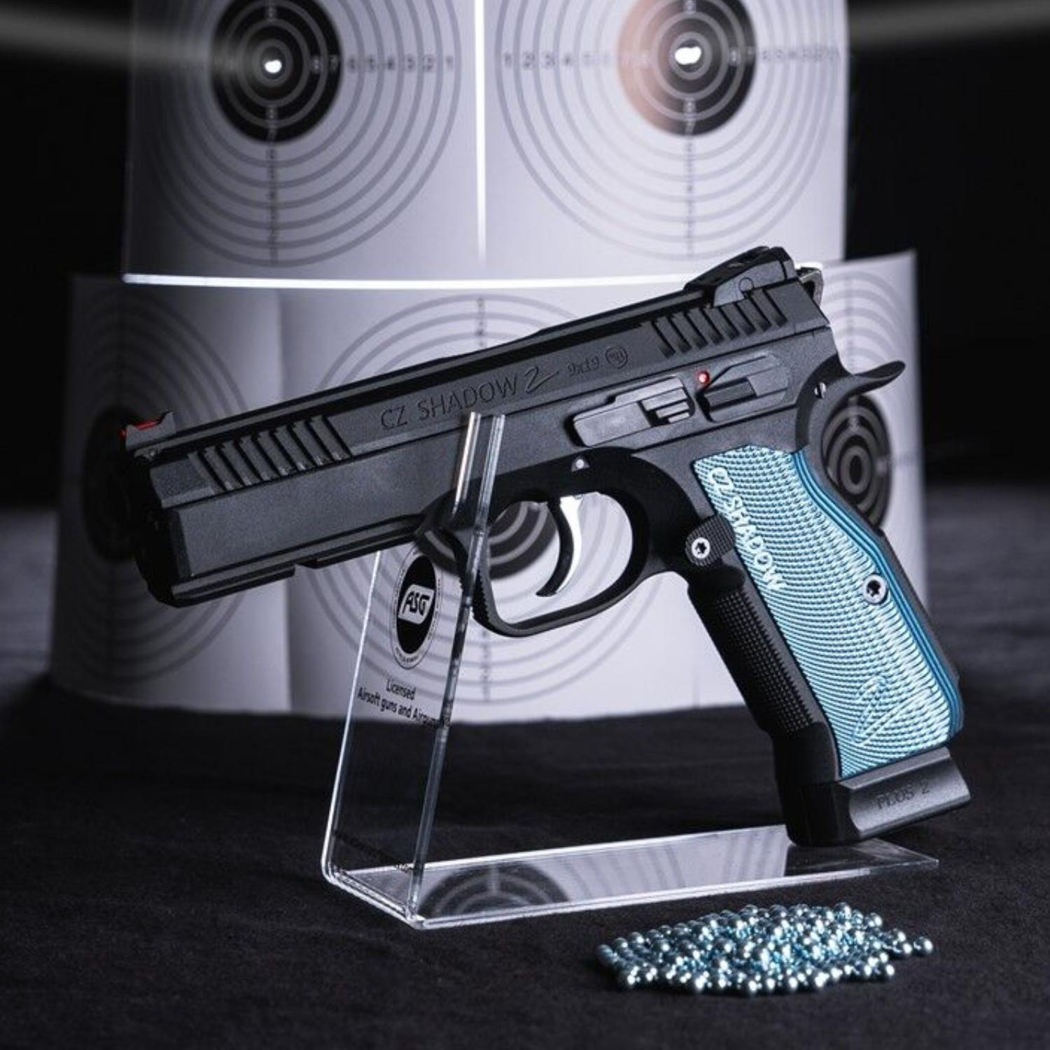 ASG CZ SHADOW 2 BLOWBACK 4.5 HAVALI TABANCA ( ÇELİK BB )