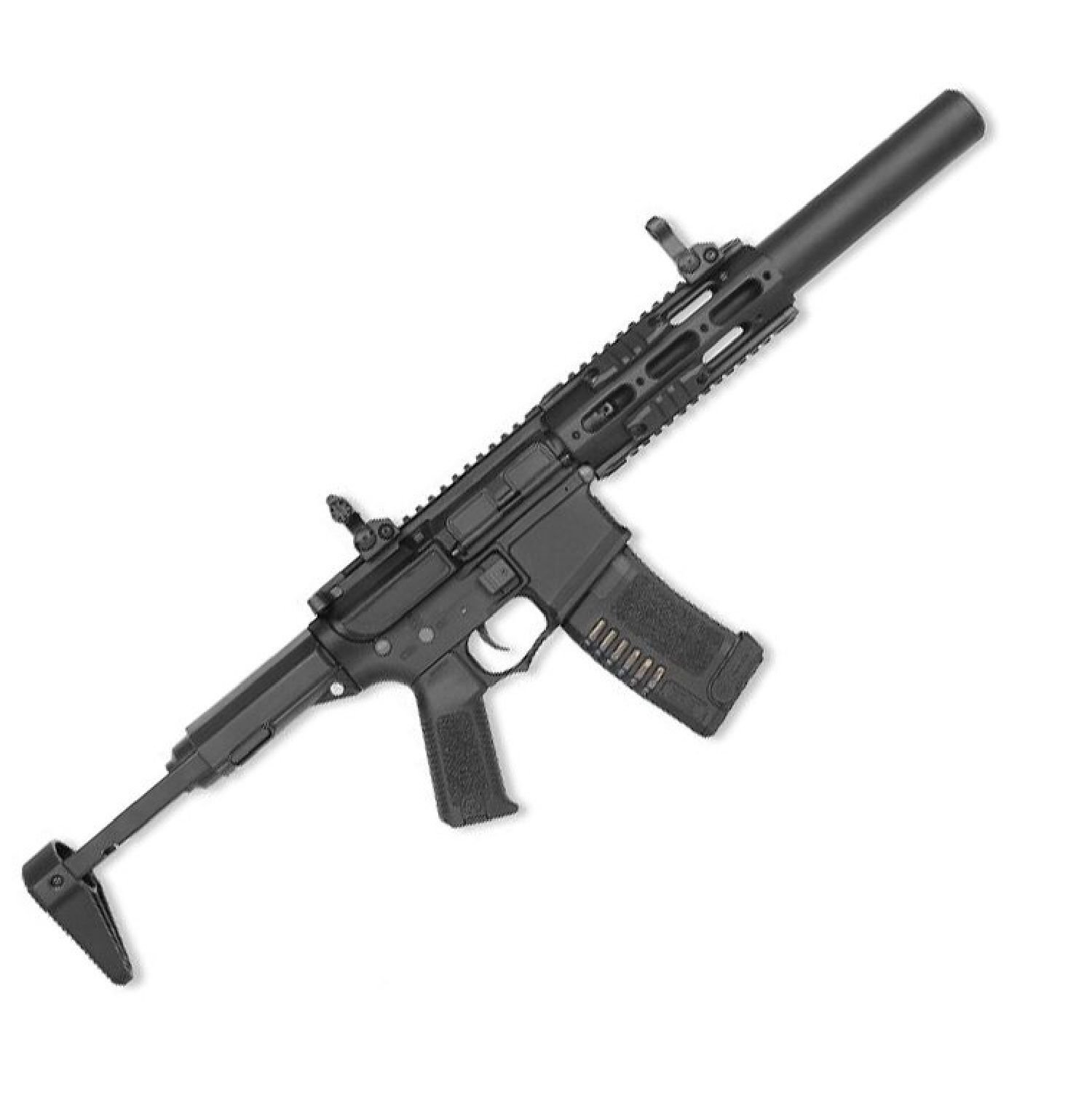 ARES Amoeba Honey Badger SUP EFCS Tetik Siyah AEG Airsoft Tüfek