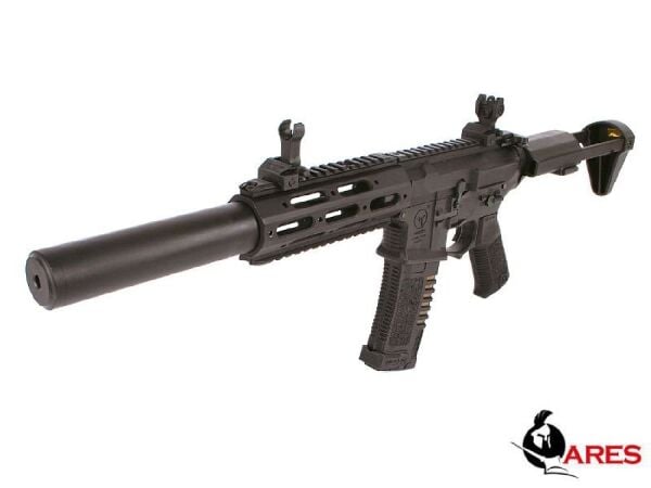 ARES Amoeba Honey Badger SUP EFCS Tetik Siyah AEG Airsoft Tüfek