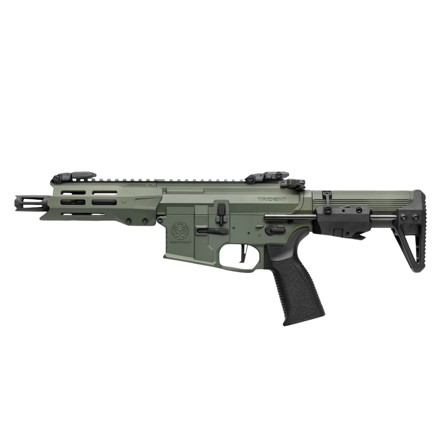 KRYTAC Trident MK3 GATE PDW-M (M-Lok) FG Haki Yeşil AEG Airsoft Tüfek