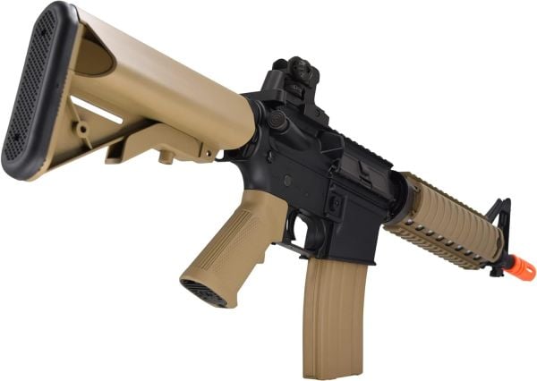 CYMA CG Colt Lisanslı M4 CQB-R SOPMOD TAN LiPo Ready Metal Gearbox Airsoft Tüfek