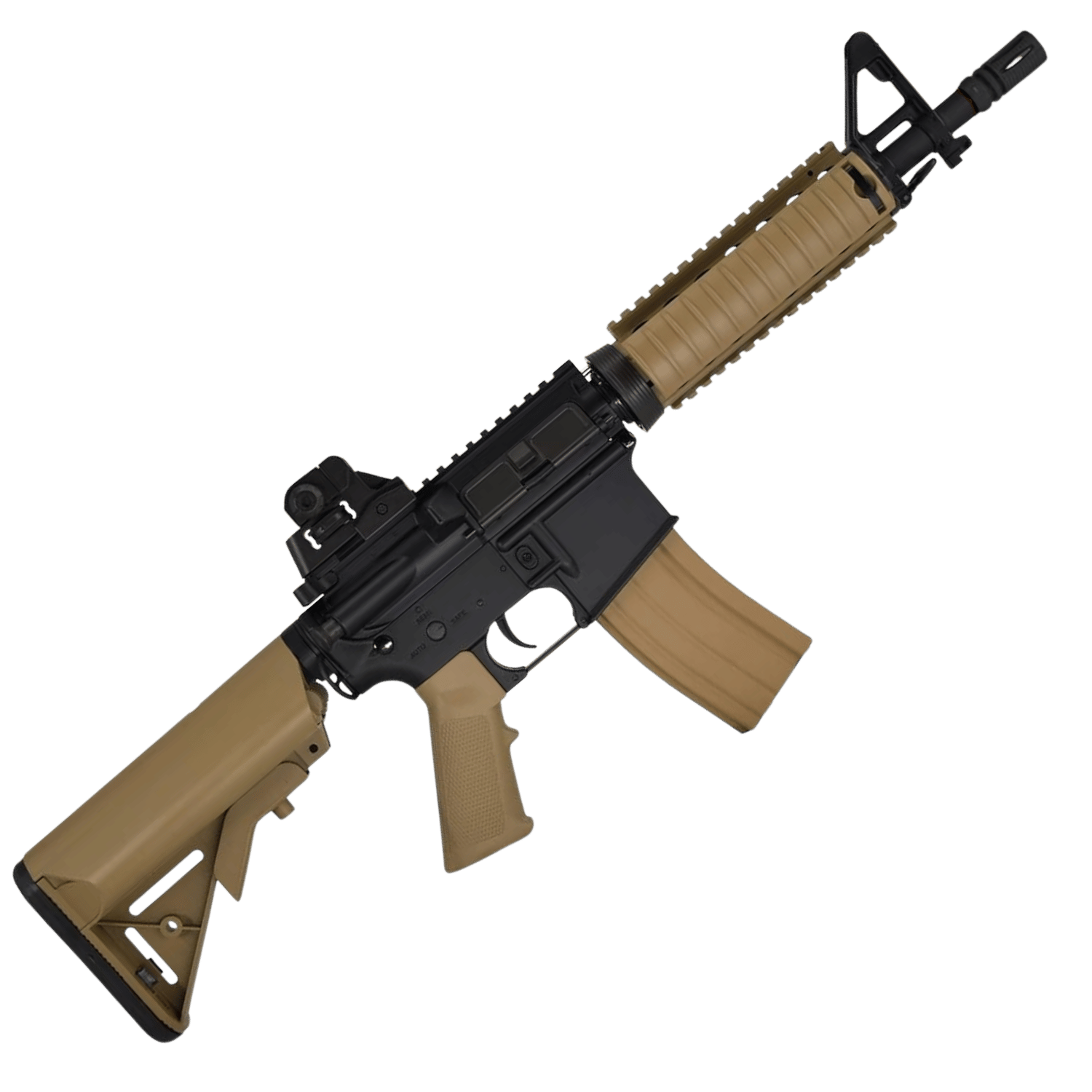 Cybergun Colt Lisanslı M4 CQB-R SOPMOD TAN Metal Gearbox Airsoft AEG Tüfek