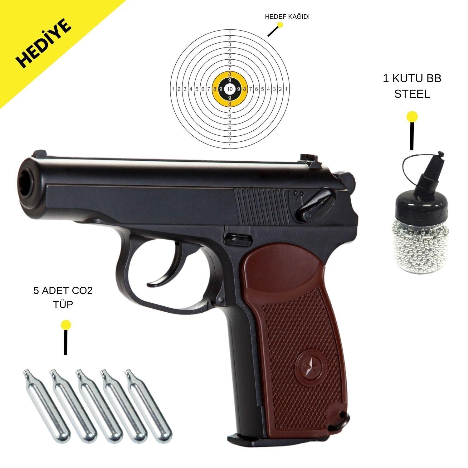 KWC MAKAROV (KM44DHN) 4.5MM HAVALI TABANCA