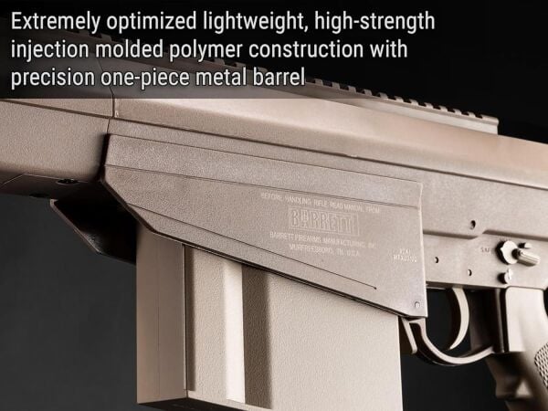 Matrix Barrett Lisanslı M82A1 Bolt Action Sniper Tan Spring Airsoft Tüfek