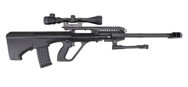 JG AUG AU-5G Anti-Tank Custom Airsoft AEG Tüfek Dürbün & Bipod Ayak SET Halınde JG-0446A