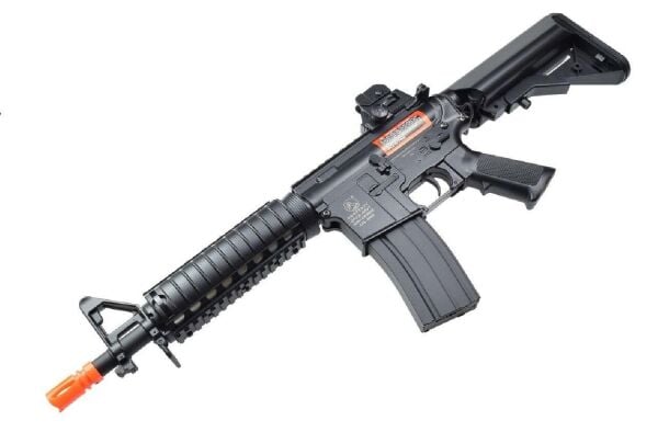 CYMA Colt Lisanslı M4 CQB-R SOPMOD LiPo Ready Metal Gearbox Siyah AEG Airsoft Tüfek
