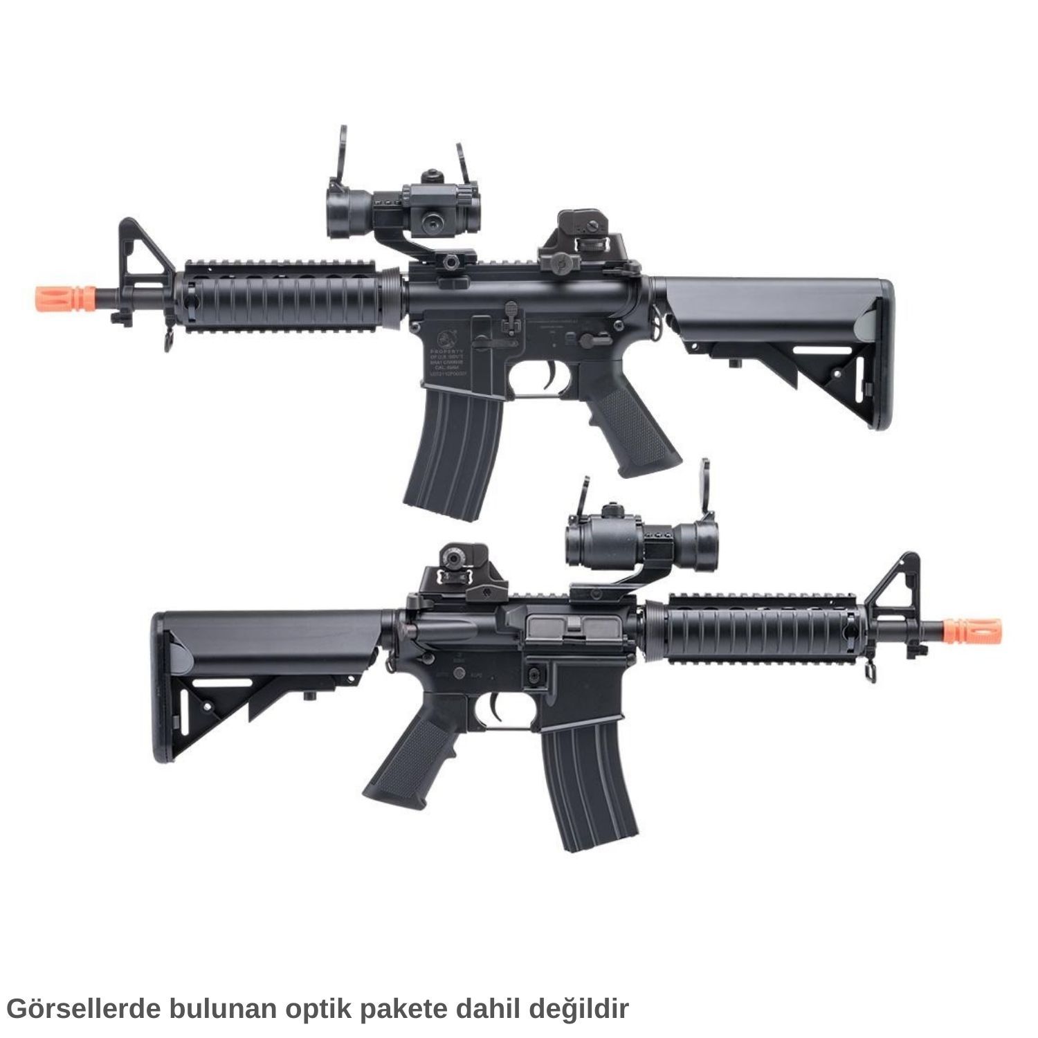 Colt Lisanslı M4 CQB-R SOPMOD SIYAH LiPo Ready Metal Gearbox Airsoft Tüfek CYMA OEM
