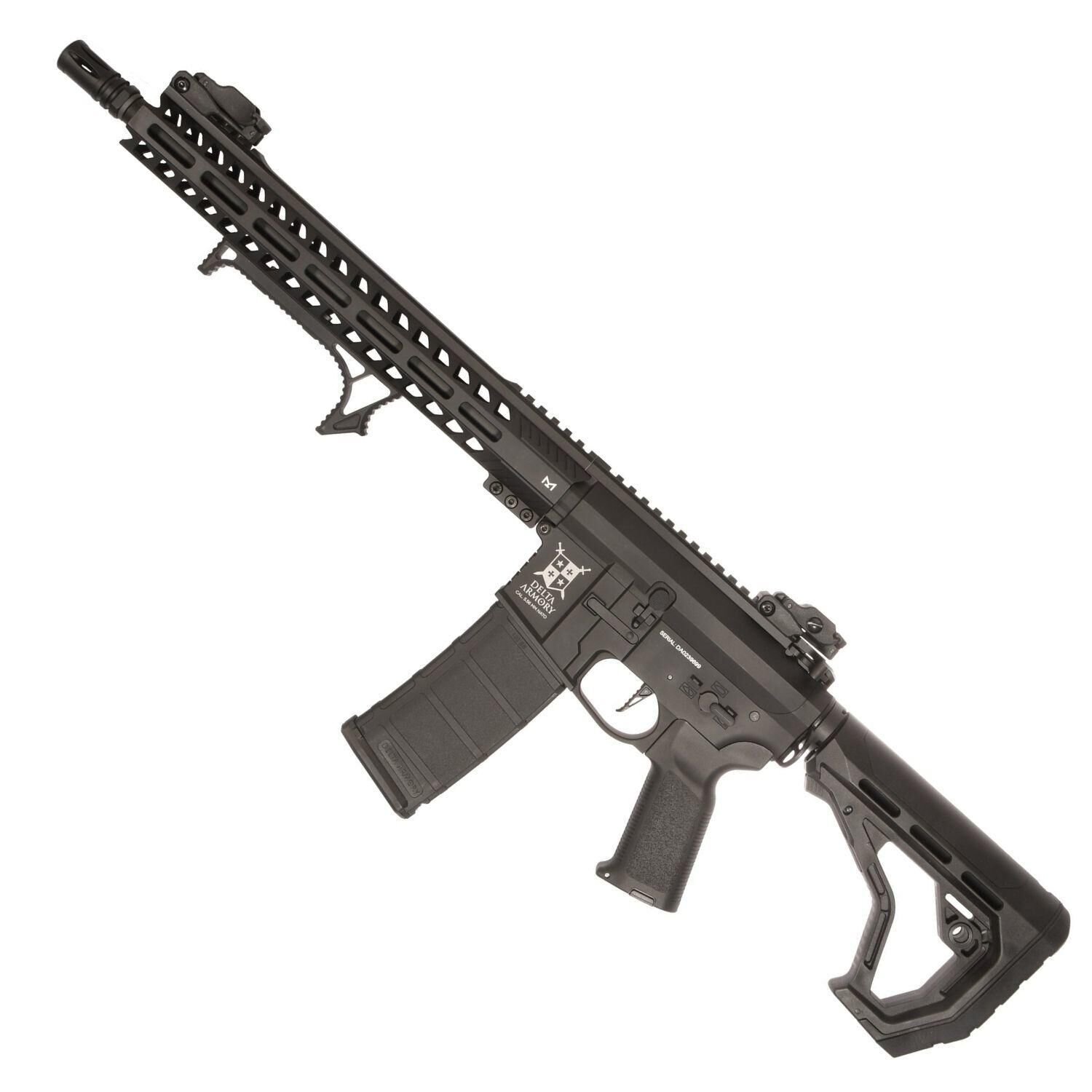 Delta Armory AR15 MLOK Long ALPHA Airsoft Tüfek Siyah DA-A15-EGL
