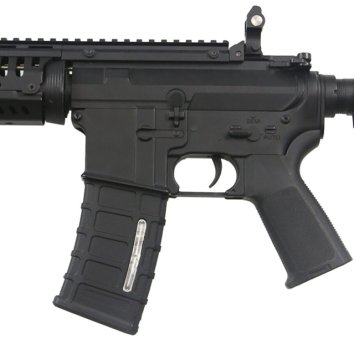 AK 13.5'' VLTOR Style CASV M4 Carbine AEG Airsoft Tüfek - Siyah
