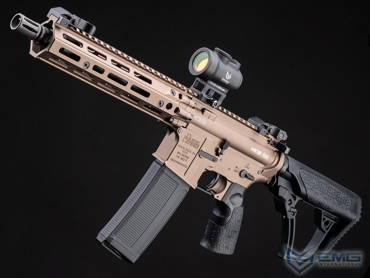 EMG HELIOS Daniel Defense Lisanslı MK18 RIII DESERT Airsoft AEG