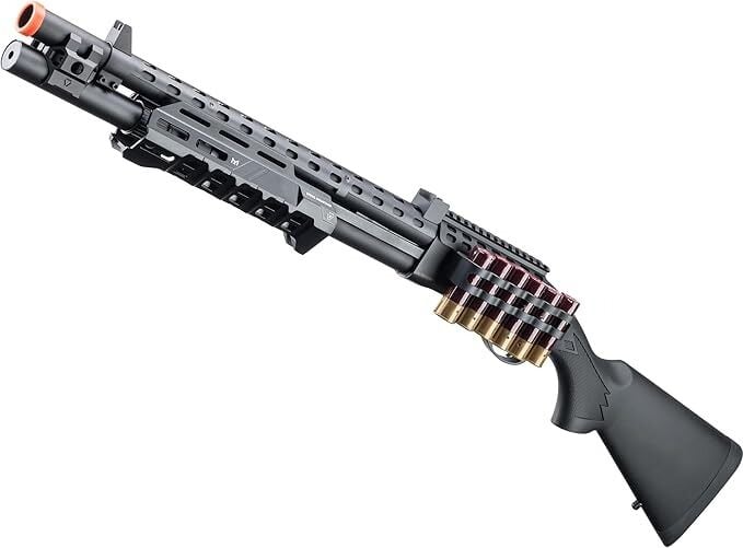 EMG Strike Industries M870 SHOTGUN M-LOK GasBlowback Airsoft Pompalı Tüfek GoldenEagle EMG-8889BK