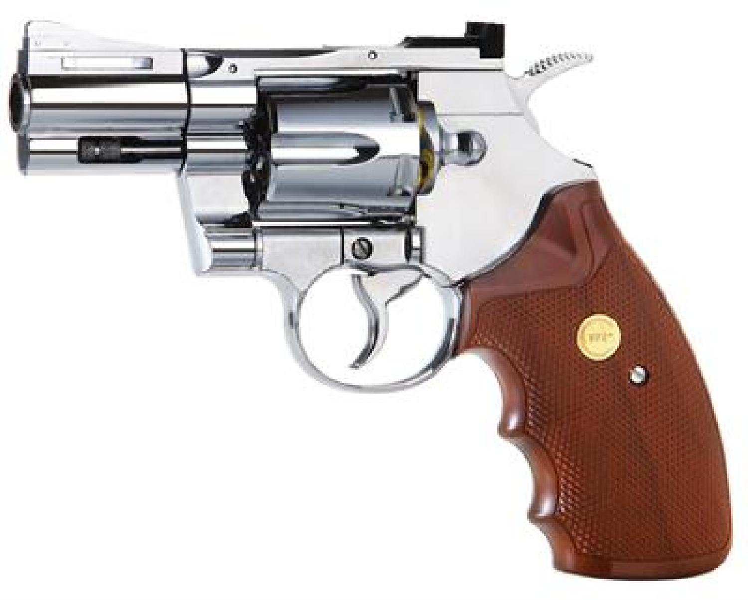 KWC Phyton Smith & Wesson Parlak Krom 2.5 inç 4.5MM Havalı Tabanca