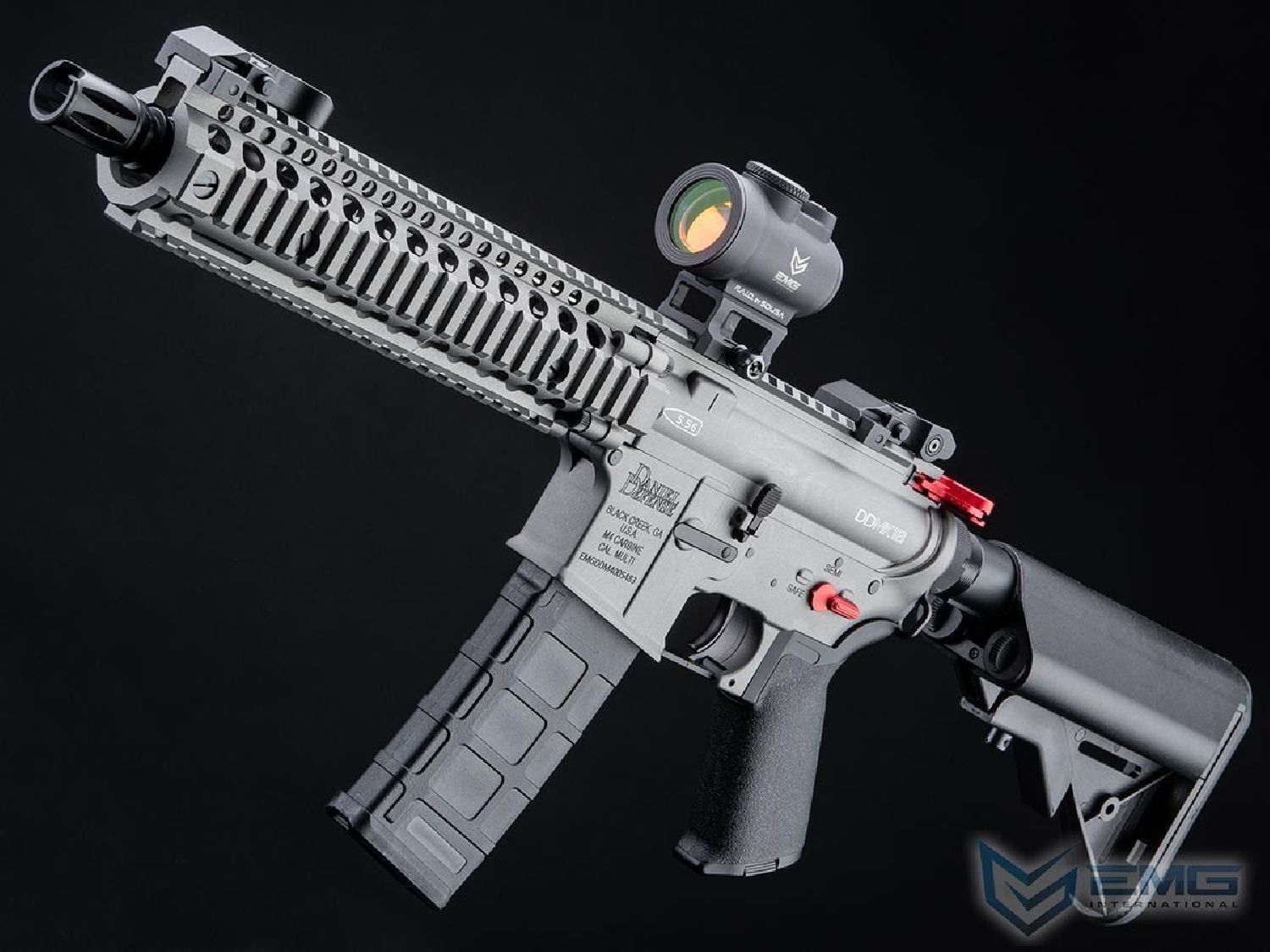 EMG CYMA Daniel Defense Lisanslı DDMK18 Silver Platinum QBS Woodland AEG Airsoft Tüfek