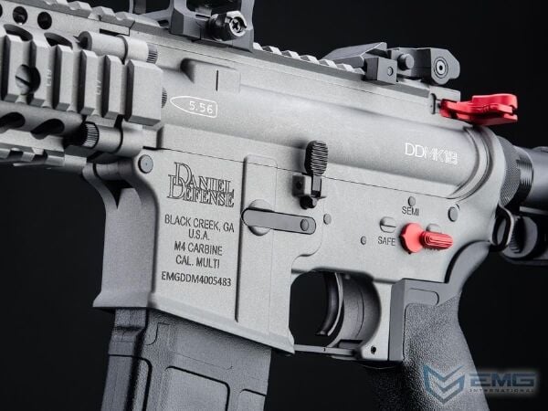 EMG CYMA Daniel Defense Lisanslı DDMK18 Silver Platinum QBS Woodland AEG Airsoft Tüfek