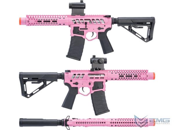 EMG F-1 Firearms PDW AR15 3G Style2 RS3 HOT PINK Airsoft AEG Tüfek