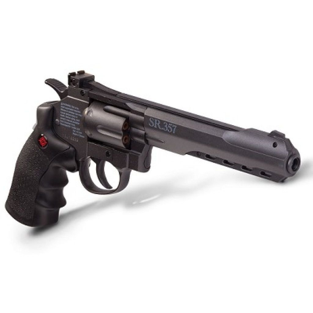 CROSMAN SR357W FULL METAL 4.5MM REVOLVER SİYAH