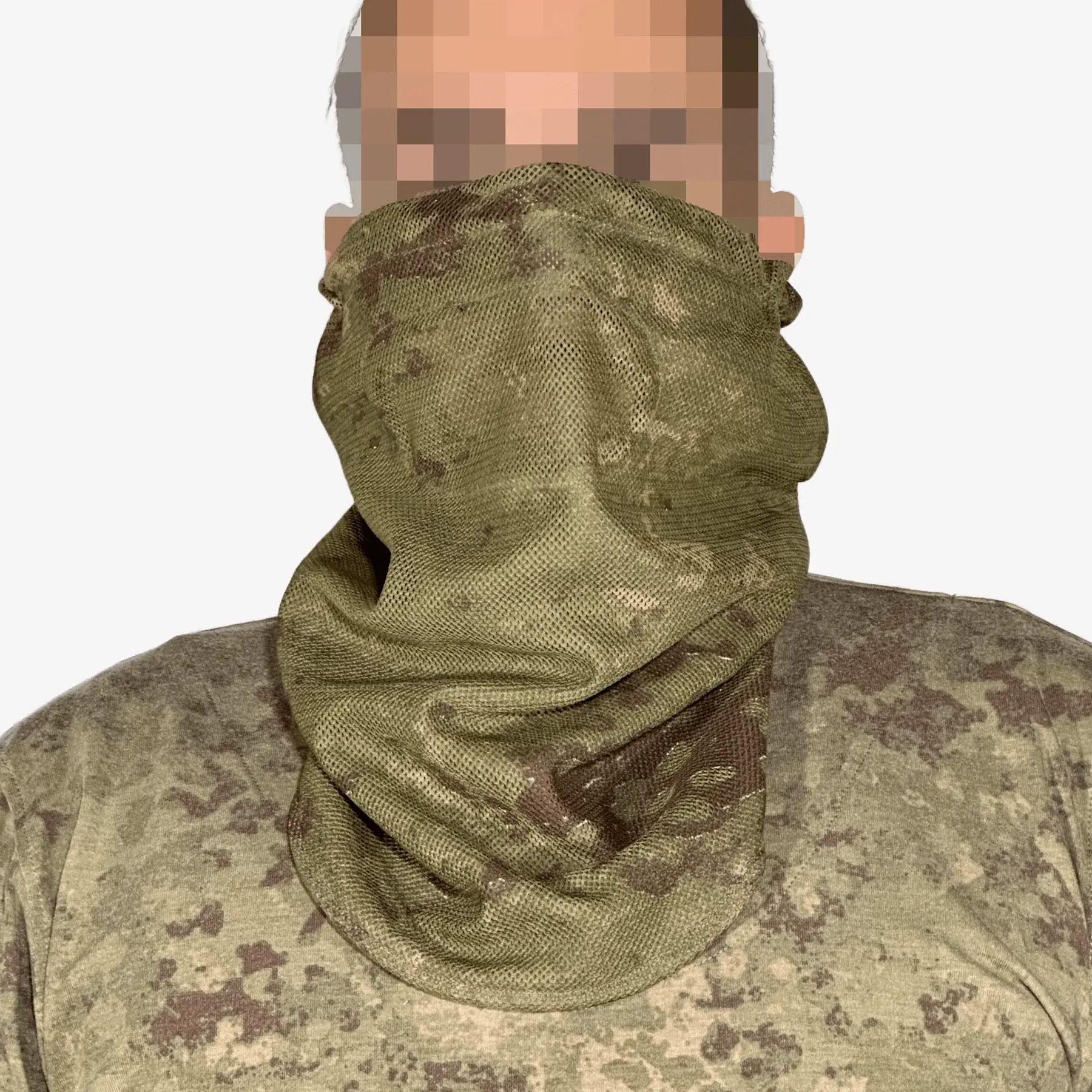 KMCS Face Cover File Nefes Alabilen Yüz Kamuflajı Next Gen Brown