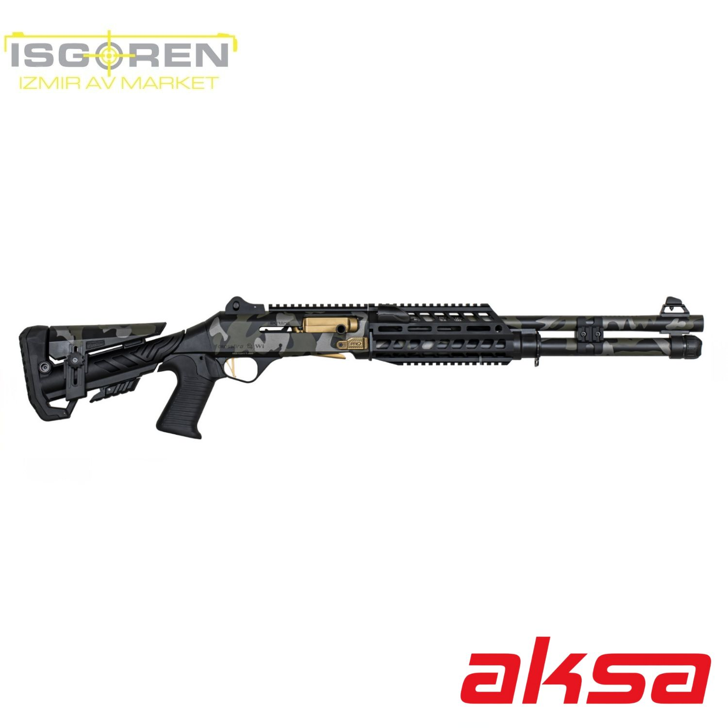 Aksa Crossfire S4 Extreme Pro Camo 1 Haki Otomatik Av Tüfeği