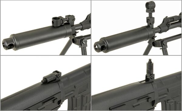 CYMA Dragunov SVU BullpUp Sniper Airsoft Tüfeği (Orijinal  Bipodlu) CM057-SVU