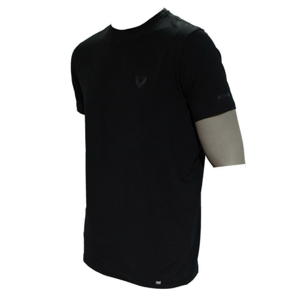 MUDEIR Dry Touch Outdoor Siyah Aspar T-shirt