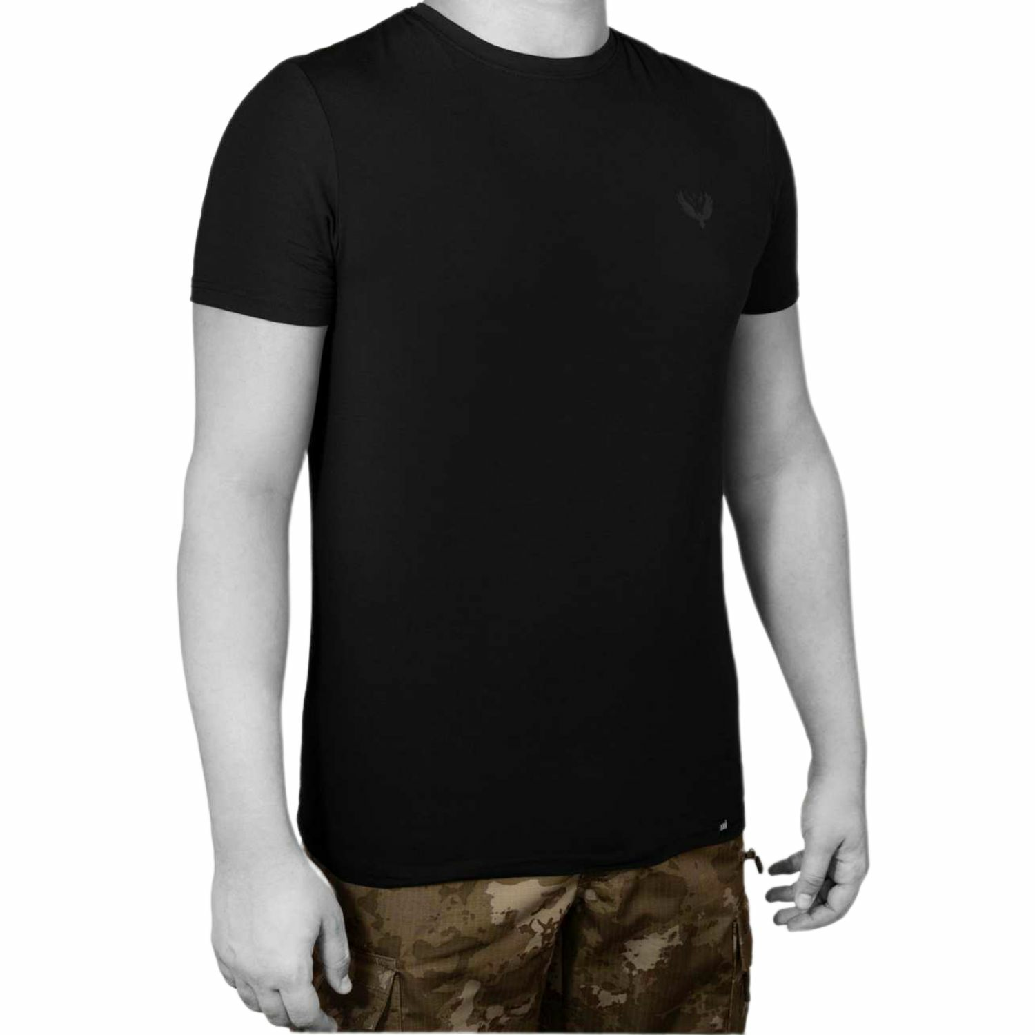 MUDEIR Dry Touch Outdoor Siyah Aspar T-shirt MUDEIR Dry Touch Outdoor Siyah Aspar T-shirt XS XS
