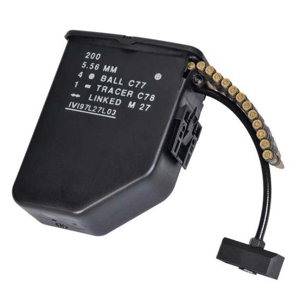 VFC - M249 200rds Box Magazine Style GAS Supply Module (BLACK) (VFC M249 GBB Series)