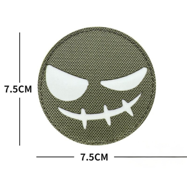 DA 3D PVC Patch GLOWGRIN Yeşil DA-NAS-362