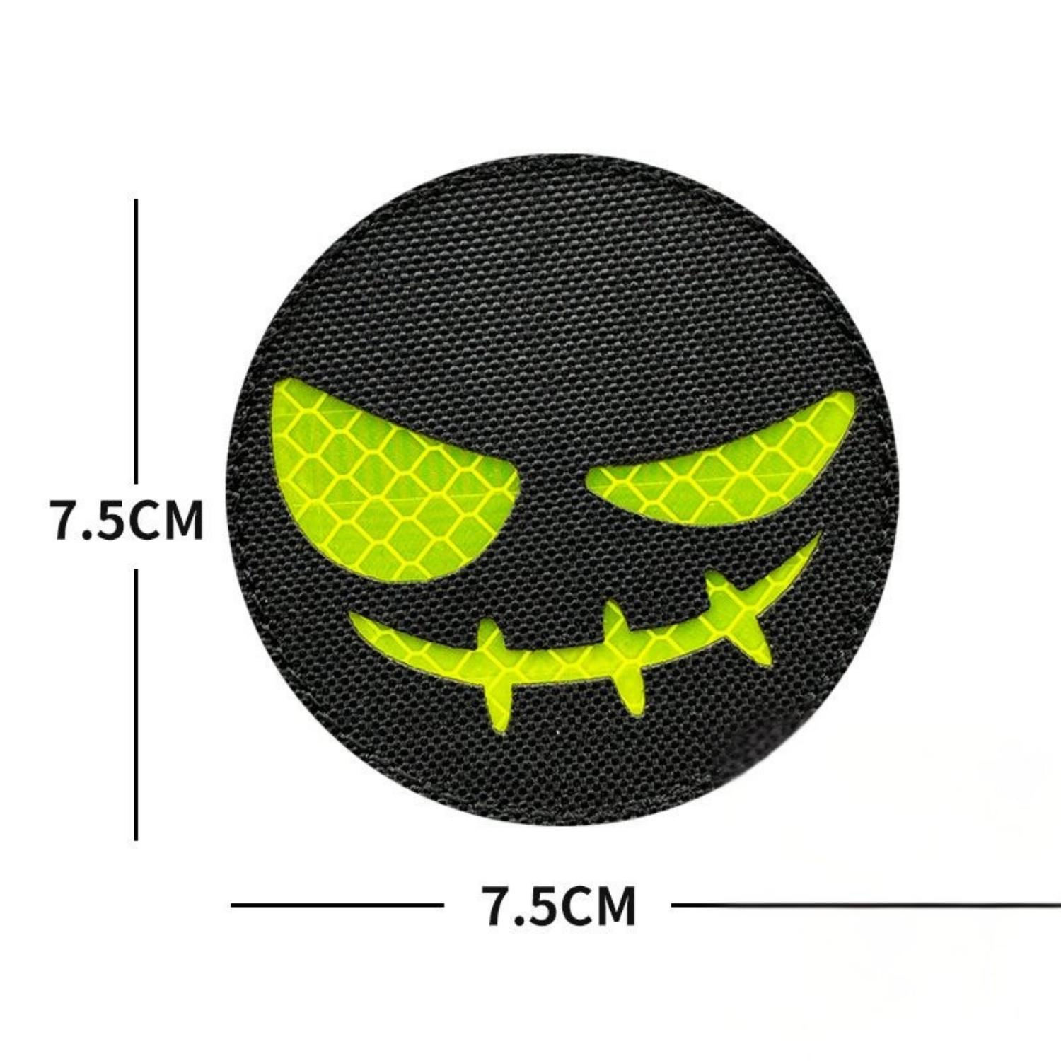 DA 3D PVC Patch GLOWGRIN - Siyah Yeşil DA-NAS-366