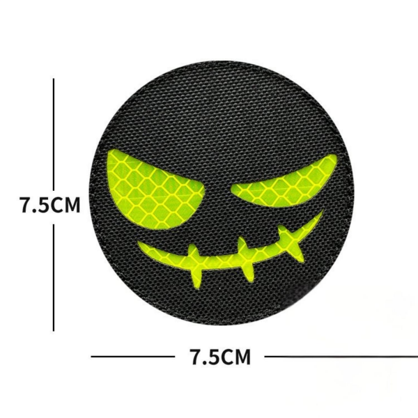 DA 3D PVC Patch GLOWGRIN - Siyah Yeşil DA-NAS-366