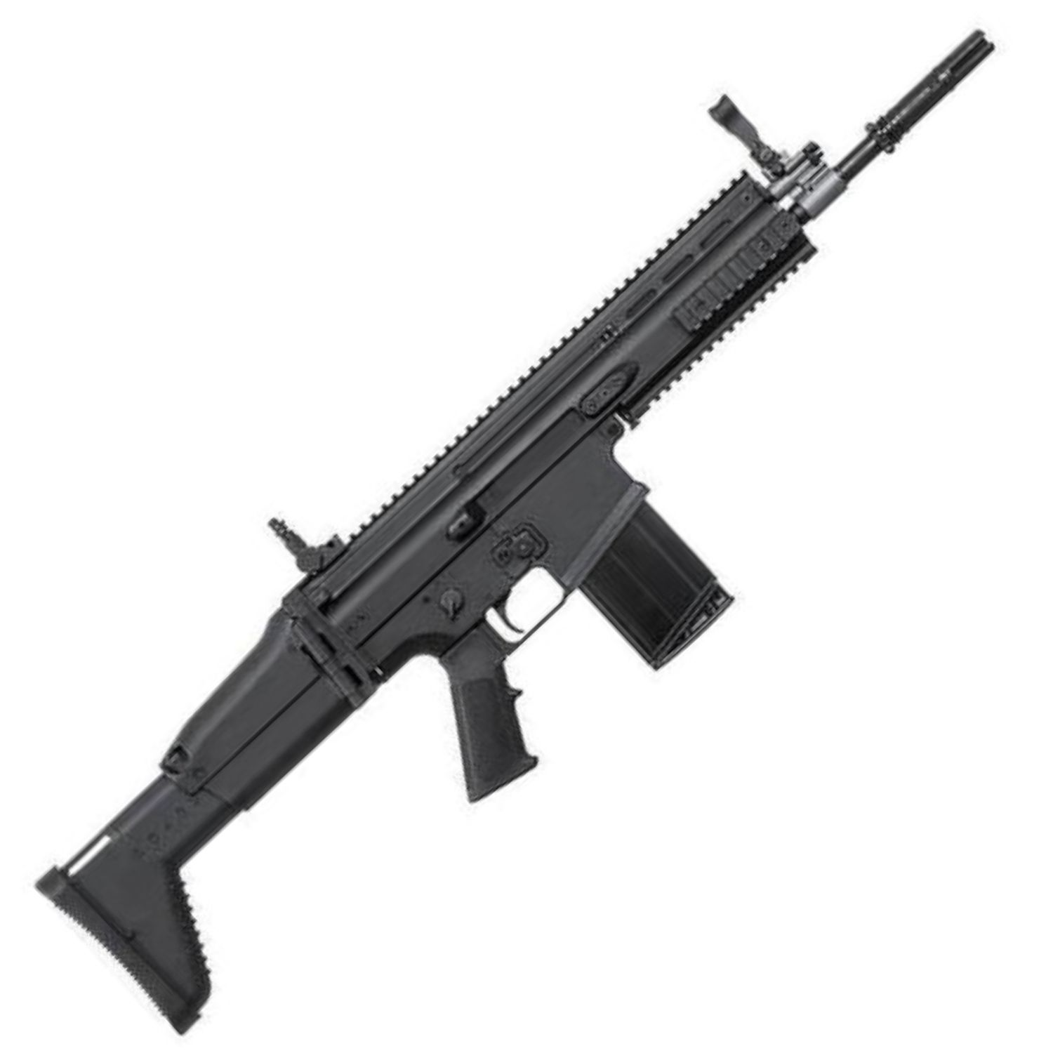 CYBERGUN F&N Lisanslı SCAR-H /MK17 BLACK GasBlowback Airsoft GBB Tüfek Siyah