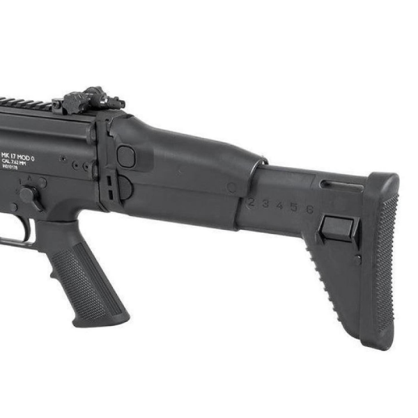 VFC F&N Lisanslı SCAR-H /MK17 BLACK GasBlowback Airsoft GBB Tüfek Siyah