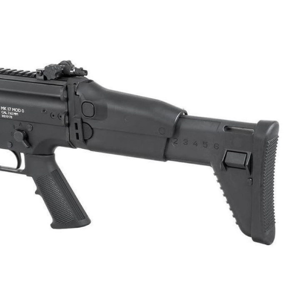 VFC F&N Lisanslı SCAR-H /MK17 BLACK GasBlowback Airsoft GBB Tüfek Siyah