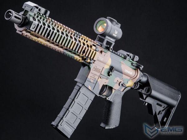 EMG CYMA Daniel Defense Lisanslı DDMK18 Platinum QBS Woodland AEG Airsoft Tüfek