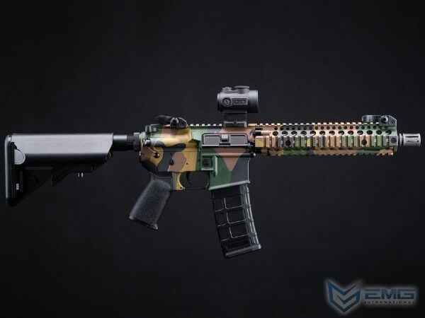EMG CYMA Daniel Defense Lisanslı DDMK18 Platinum QBS Woodland AEG Airsoft Tüfek
