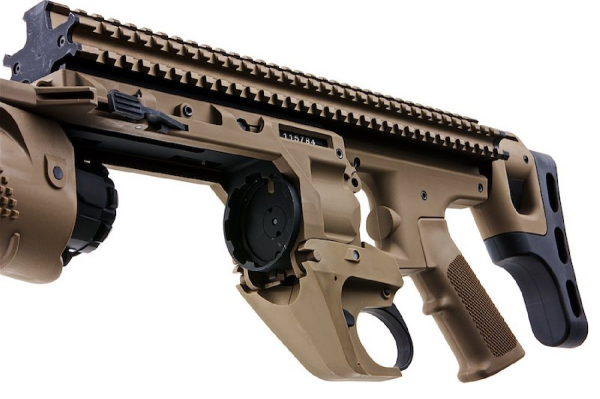 VFC MK13 MOD0 TAN Enhanced Grenade Launcher Airsoft Bombatar (Çöl Rengi-Deluxe Version)