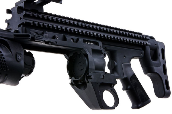 VFC MK13 MOD0 BLACK Enhanced Grenade Launcher Airsoft Bombatar (Siyah-Deluxe Version)