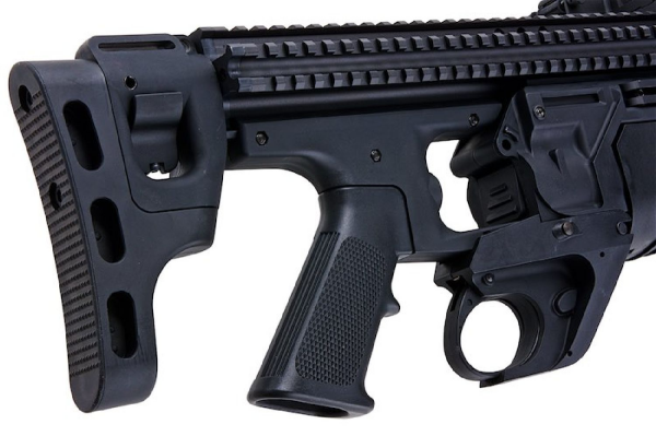 VFC MK13 MOD0 BLACK Enhanced Grenade Launcher Airsoft Bombatar (Siyah-Deluxe Version)