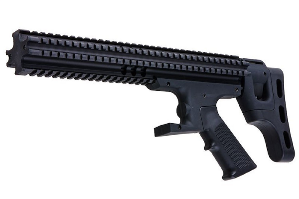 VFC MK13 MOD0 BLACK Enhanced Grenade Launcher Airsoft Bombatar (Siyah-Deluxe Version)