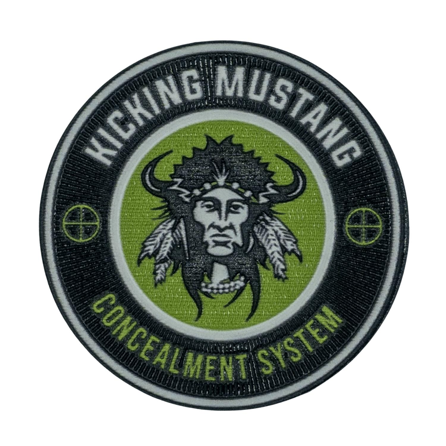 Kicking Mustang Concealment System Siyah Patch
